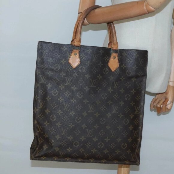 LOUIS VUITTON Monogram Sac Plat Hand Bag - Picture 1 of 16